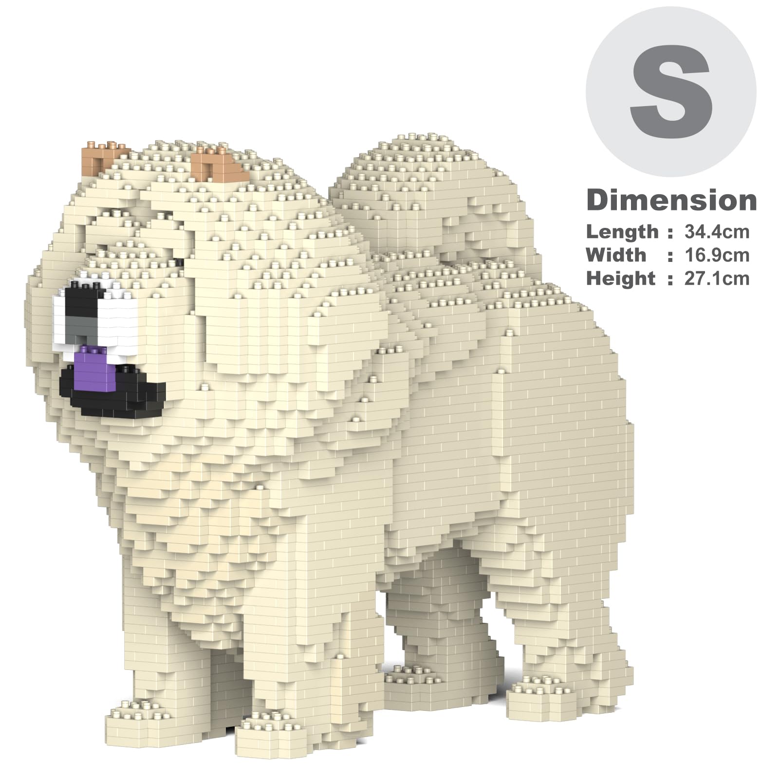 Amazon.com: JEKCA Chow Chow 02S-M04 | Dog Plastic Building Blocks